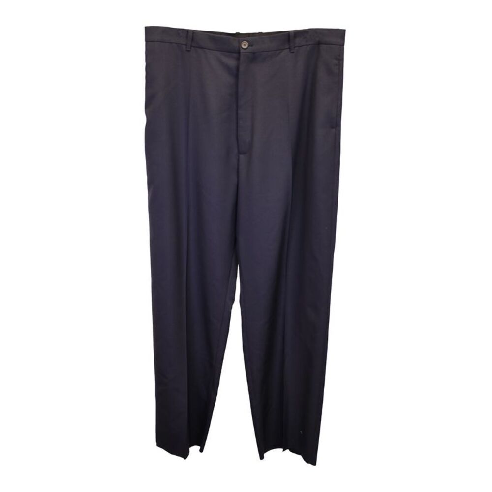 Balenciaga Regular Fit Tailored Pants in Black Wool